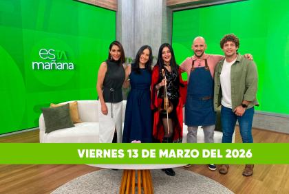 Mira el capítulo de esTAmañana del viernes 13 de marzo del 2026. Un magazine diferente y entretenido, con contenido de calidad. De lunes a viernes, de 09:30 a 12:00.
