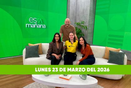 Mira el capítulo de esTAmañana del lunes 23 de marzo del 2026. Un magazine diferente y entretenido, con contenido de calidad. De lunes a viernes, de 09:30 a 12:00.