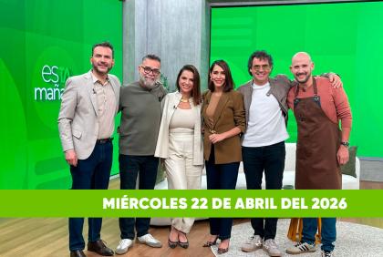 Mira el capítulo de esTAmañana del miércoles 22 de abril del 2026. Un magazine diferente y entretenido, con contenido de calidad. De lunes a viernes, de 09:30 a 12:00.