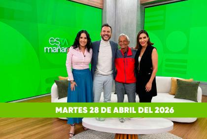 Mira el capítulo de esTAmañana del martes 28 de abril del 2026. Un magazine diferente y entretenido, con contenido de calidad. De lunes a viernes, de 09:30 a 12:00.