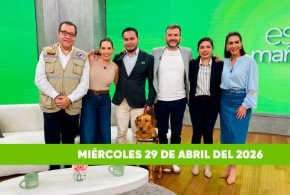 Mira el capítulo de esTAmañana del miércoles 29 de abril del 2026. Un magazine diferente y entretenido, con contenido de calidad. De lunes a viernes, de 09:30 a 12:00.