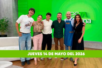 Mira el capítulo de esTAmañana del jueves 14 de mayo del 2026. Un magazine diferente y entretenido, con contenido de calidad. De lunes a viernes, de 09:30 a 12:00.