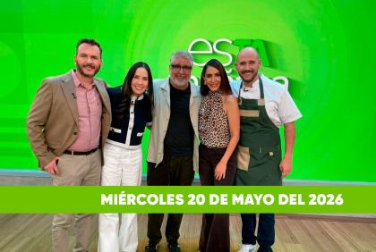 Mira el capítulo de esTAmañana del miércoles 20 de mayo del 2026. Un magazine diferente y entretenido, con contenido de calidad. De lunes a viernes, de 09:30 a 12:00.