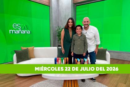 Mira el capítulo de esTAmañana del miércoles 22 de julio del 2026. Un magazine diferente y entretenido, con contenido de calidad. De lunes a viernes, de 09:30 a 12:00.