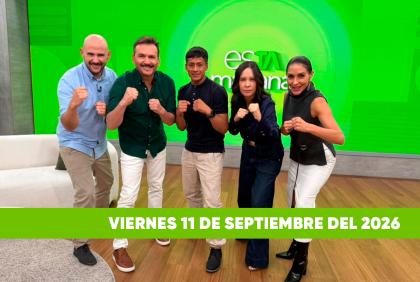 Mira el capítulo de esTAmañana del viernes 11 de septiembre del 2026. Un magazine diferente y entretenido, con contenido de calidad. De lunes a viernes, de 09:30 a 12:00.