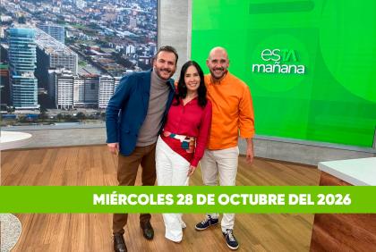 Mira el capítulo de esTAmañana del miércoles 28 de octubre del 2026. Un magazine diferente y entretenido, con contenido de calidad. De lunes a viernes, de 09:30 a 12:00.