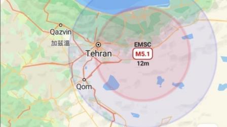 Un sismo de magnitud 5.1 se registró en el norte de Irán, con una profundidad de 10 km