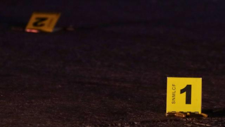 La Policía Nacional acordonó la escena del crimen mientras se recolectaban evidencias.