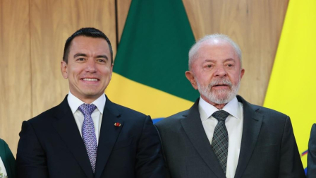 Los Gobiernos de Ecuador y Brasil firmaron tres memorandos de entendimiento como parte de la reunión que mantuvieron este lunes 18 de agosto.