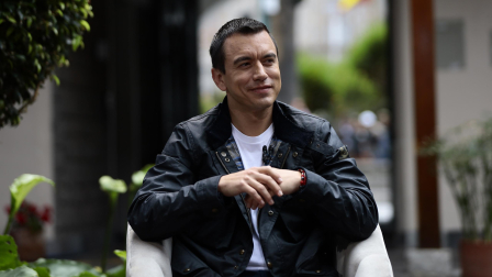 El presidente Daniel Noboa brindó una entrevista desde Cotopaxi. Se refirió a diversos temas.