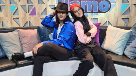 Imitadores Michael Jackson y Billie Eilish en la última noche de dúos de Yo Me Llamo. Lunes 6 de octubre del 2025.