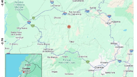 El Instituto Geofísico reportó un sismo en Cañar.
