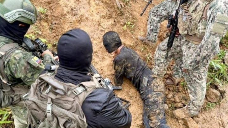 Militares se desplegaron en la provincia de Imbabura por la minería ilegal.