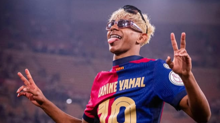 Lamine Yamal figura del FC Barcelona y España se abre paso en aldeas indigenas de Brasil.