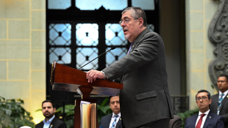 Bernardo Árevalo de leon, presidente de Guatemala denuncia supuesto 'golpe de estado'.