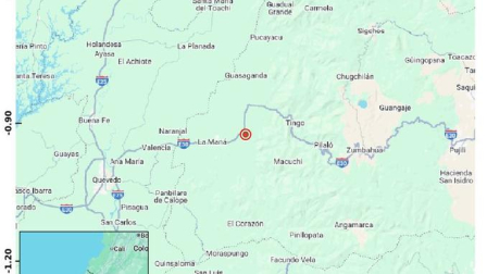 Un sismo en La Maná sorprendió el martes 25 de noviembre del 2025
