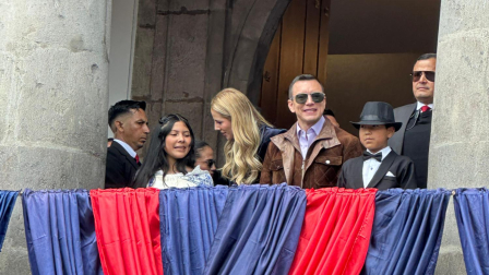 El presidente Daniel Noboa tuvo la tradicional Serenata Quiteña este martes 2 de diciembre del 2025