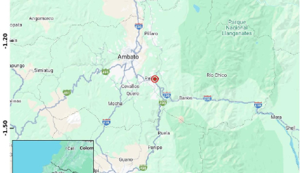 Un sismo remeció la Sierra ecuatoriana la tarde de este sábado 6 de diciembre.