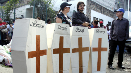 En memoria de los cuatro niños de Las Malvinas, familiares y organizaciones de Derechos Humanos realizaron actos para conmemorar el año de la desaparición.
