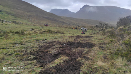 Los guardias de seguridad desalojaron a los conductores del Parque Nacional Cajas.