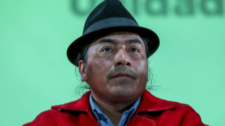 Leonidas Iza asume la presidencia de la Ecuarunari