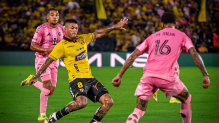 El Inter de Miami se enfrentó con el Barcelona SC en el estadio Monumental.
