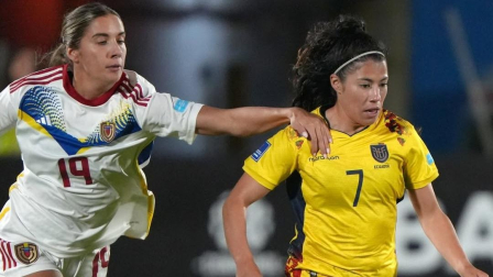 Ecuador y Venezuela igualaron 0-0 en Quito, por la tercera fecha de la CONMEBOL Liga de Naciones Femenina.