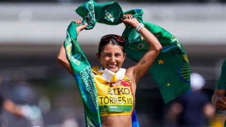 Paula Torres, nueva campeona mundial.