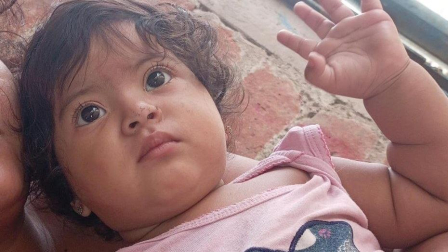 La niña Aitana Valentina Gonzabay, de apenas un año de edad, está desaparecida.