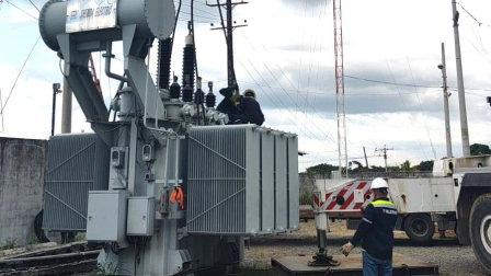 Este 15 de abril se reemplazó el transformador de potencia en la subestación Cataluña, afectado por una falla registrada en la línea de 69 kV.