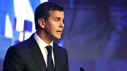Santiago Peña, presidente de Paraguay.