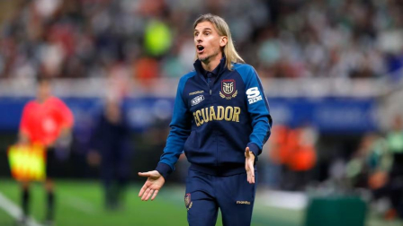 Sebastián Beccacece, entrenador de Ecuador.
