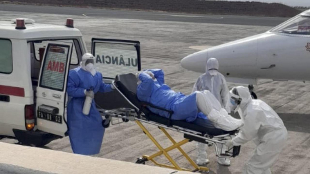 Tres personas fueron evacuadas de un crucero sospechosos de estar contagiados de hantavirus.
