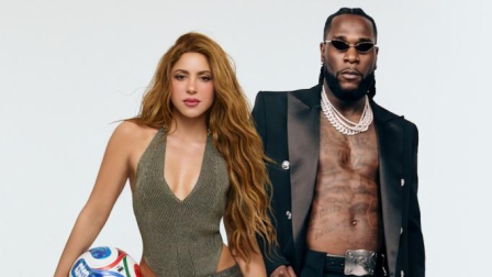 Shakira & Burna Boy en el nuevo himno del Mundial