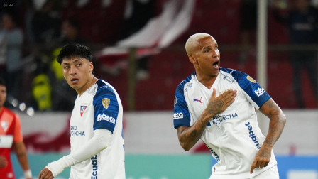 Liga Deportiva Universitaria recibe a Always Ready por una fecha más de la Copa Libertadores en el estadio Gonzalo Pozo Ripalda.API / DANIEL MOLINEROS