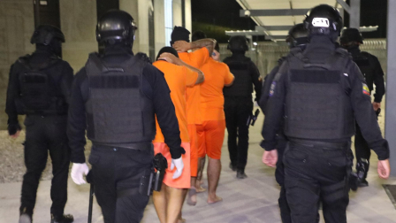 33 cabecillas de Grupos de Delincuencia Organizada fueron trasladados a la cárcel del Encuentro.