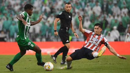 Final del torneo Apertura entre Atlético Nacional y Junior de Barranquilla.