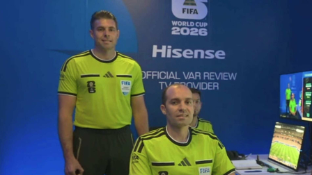 Polémico geso del árbitro en un partido del Mundial