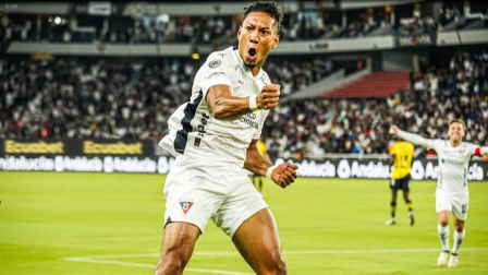 José 'Choclo' Quinteros, de Liga de Quito, se lesionó en la paralización del campeonato.