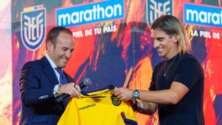 El presidente de la FEF, Francisco Egas, habló de Ecuadr en el Mundial