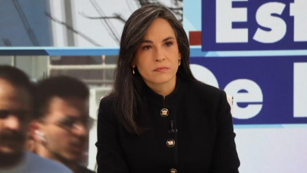 Andrea Bernal en el programa De Lunes a Lunes