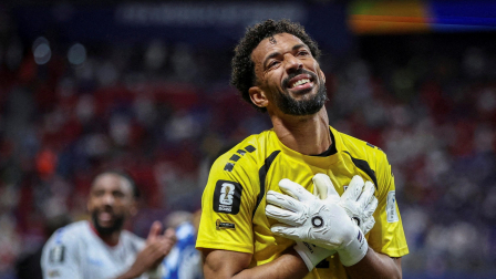 El portero de Cabo Verde, Vozinha, festeja en el Mundial 2026.