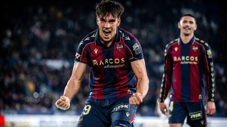El Real Madrid fichó al delantero del Levante Carlos Espí para las próximas cinco temporadas