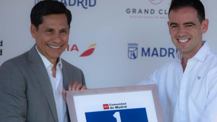 Jefferson Pérez, del Comité Olímpico Ecuatoriano (COE),