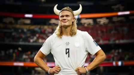 Erling Haaland volvió a llamar la atención fuera de las canchas.