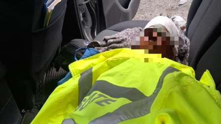 siniestro de tránsito deja varios heridos en el sector Tandapi de la vía Alóag-Santo Domingo
