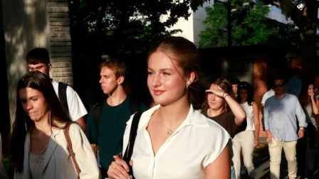 La Princesa de Asturias inicia el curso universitario en el Campus de Getafe de la Universidad Carlos III de Madrid.