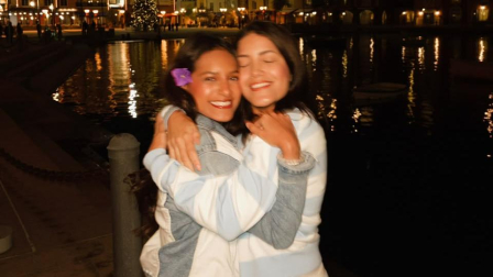Grace Claero regresó con su hija, Giuliana a Ecuador.