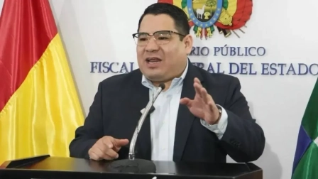 El fiscal general de Bolivia, Roger Mariaca, fue detenido.