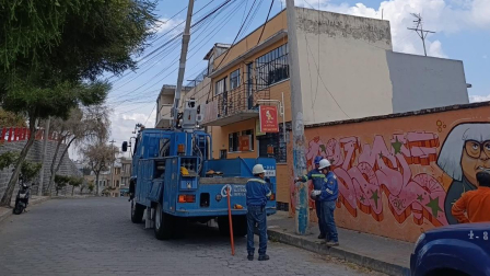 Un corte de luz afectó a distintos sectores de Conocoto.